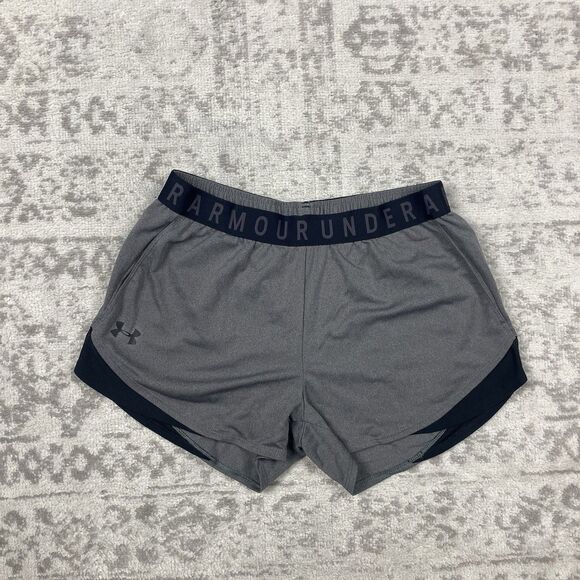 Under Armour Play Up 3.0 Shorts Women's 3" Stretch Heatgear Loose Size Medium - Picture 1 of 5